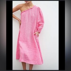 Lake Milly One Shoulder Midi Dress